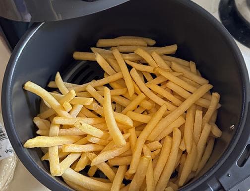 Fries in Ninja air fryer